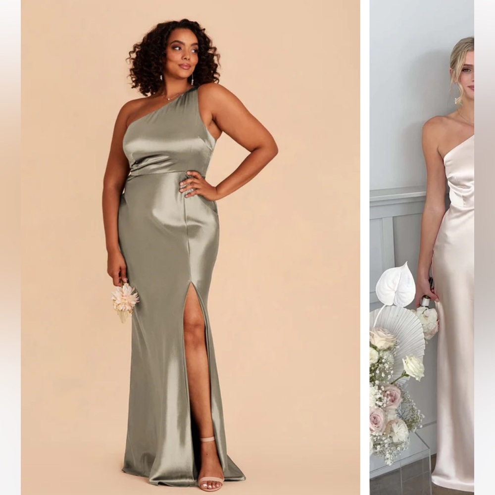 Moss Green Birdy Grey Dress